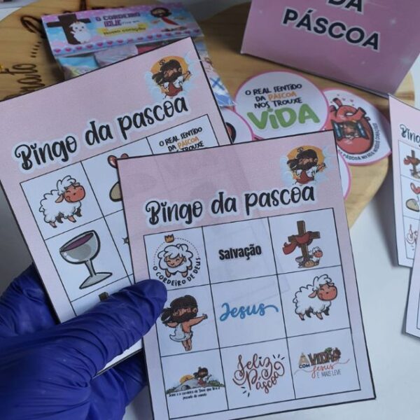 Bingo da Páscoa Ministério Infantil