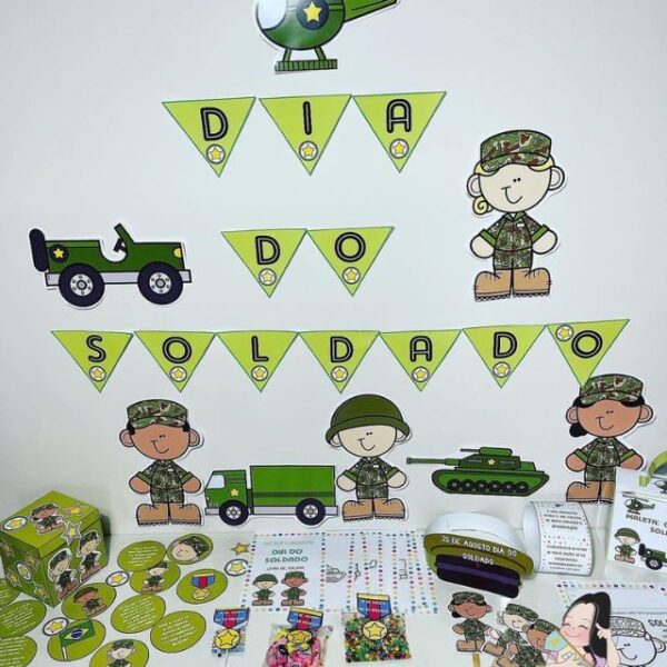 Atividade Dia do Soldado Ed Infantil