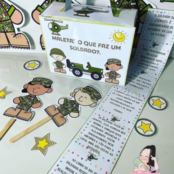 Atividade Dia do Soldado Ed Infantil