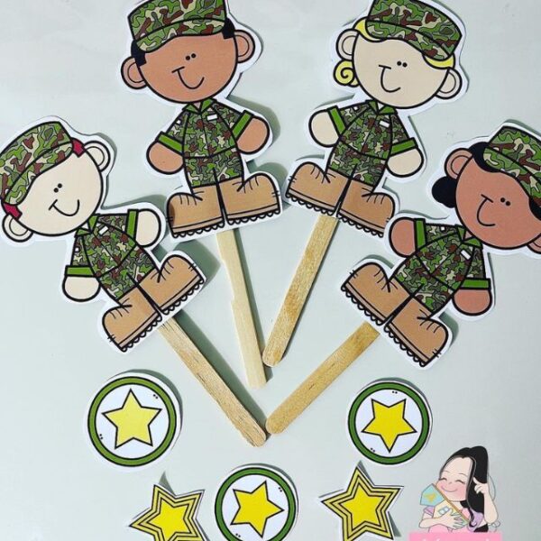 Atividade Dia do Soldado Ed Infantil