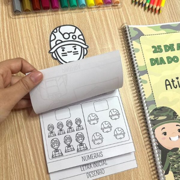 Atividade Dia do Soldado Educação Infantil