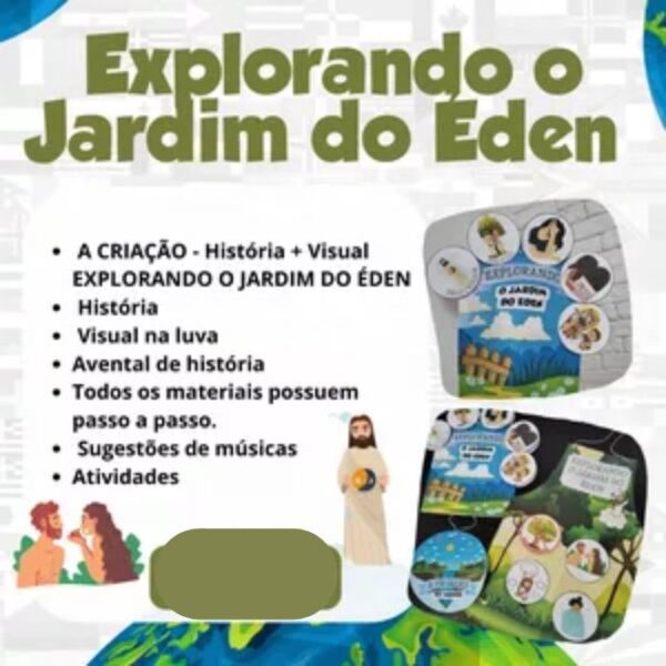 Jardim do Éden Infantil A Criação do Mundo