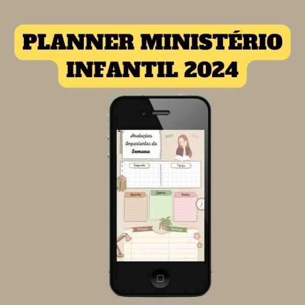 Planner Ministério Infantil 2024