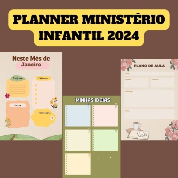 Planner Ministério Infantil 2024