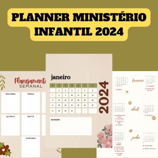 Planner Ministério Infantil 2024