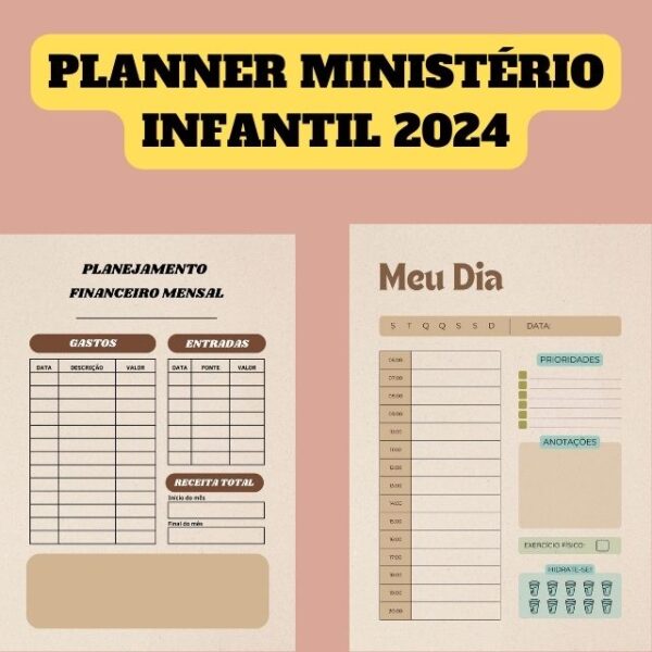 Planner Ministério Infantil 2024