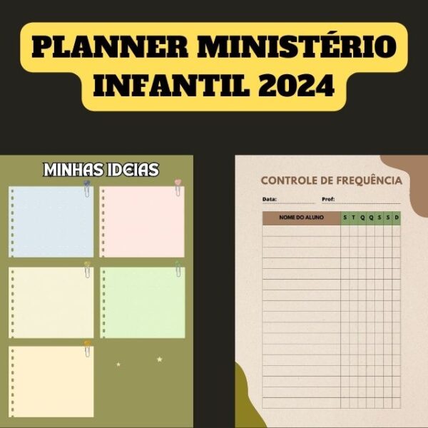 Planner Ministério Infantil 2024