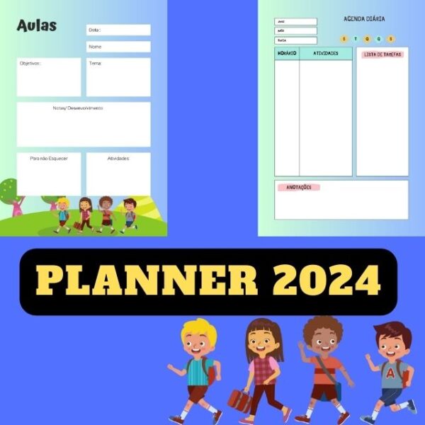 Planner Professor 2024 Para Imprimir Gratis PDF 600x600 