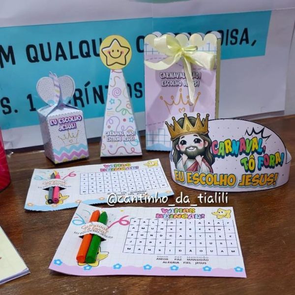 Kit Digital Carnaval, Tô Fora! Eu Escolho Jesus