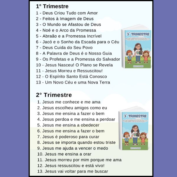 Plano de Aula Anual Ministério Infantil 2026