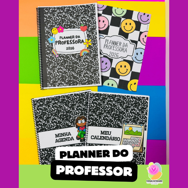 Planner Professora 2026 para Imprimir