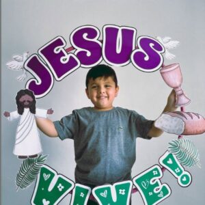 Bambolê de Páscoa Cristã Jesus