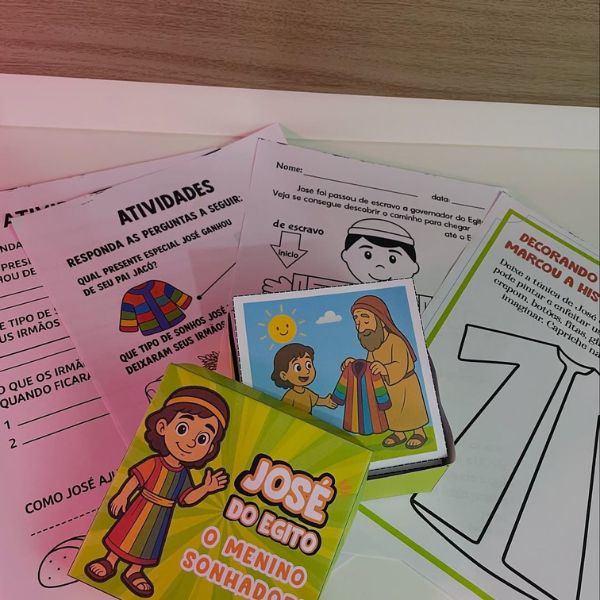 José do Egito História Infantil na Caixa