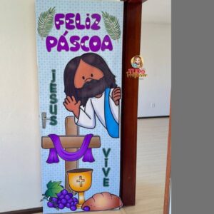 Painel de Porta Páscoa Jesus