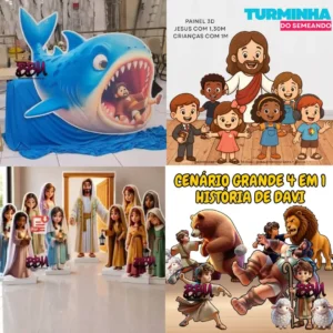 IDEIAS PARA DECORAÇÃO CULTO INFANTIL