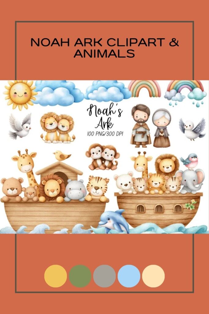 Noah Ark Clipart & Animals