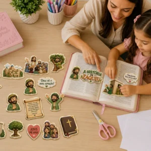 Atividades sobre Zaqueu Infantil