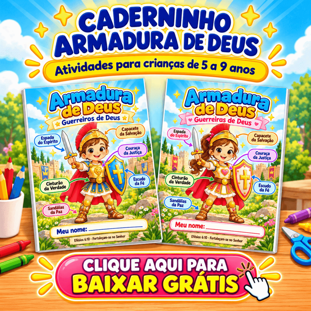 Atividades Armadura de Deus em PDF para Imprimir