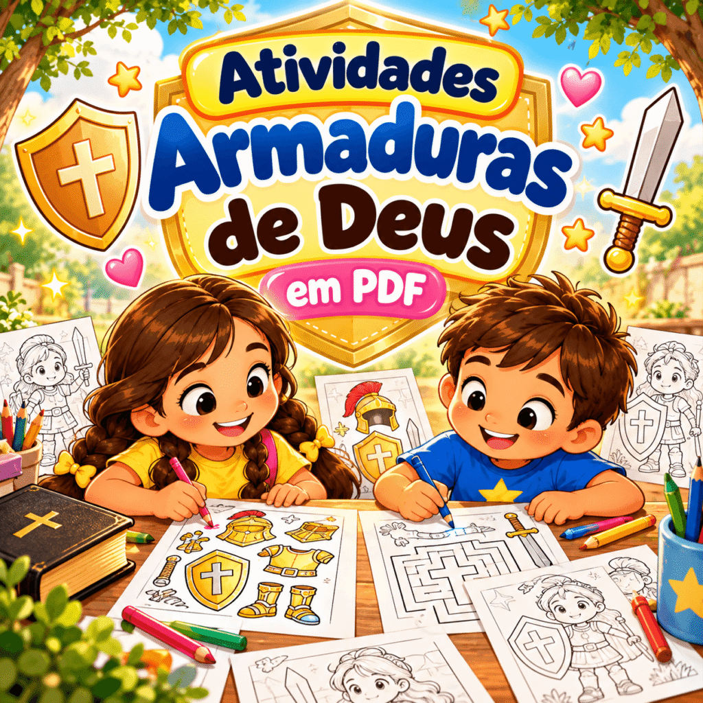 Atividades Armadura de Deus em PDF para Imprimir