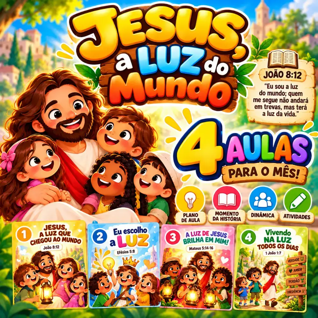planejamento mensal EBD infantil